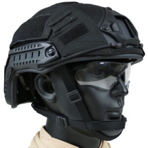 casque balistique avec rails et shroud taille l (54/58cm) vert