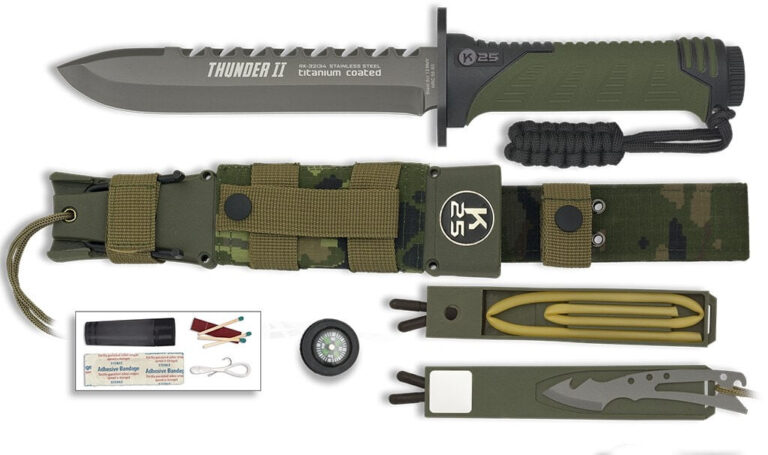 blog couteau k25 thunder ii camo vert 3a guide