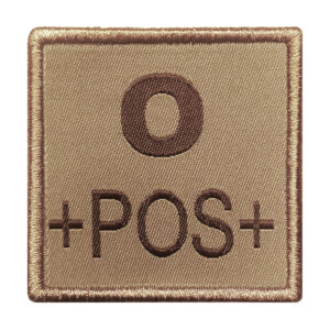 patch groupe sanguin o+ tan