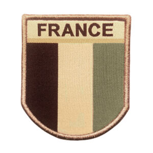 ecusson france desert brode sur tissu