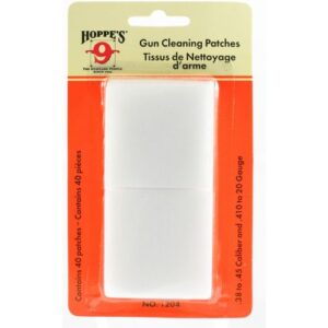 DESTOCKAGE - PATCH DE NETTOYAGE HOPPE'S N°4 - C/.38 A C/.45 ET C/.410 A C/20 - 40 PIECES - HO1204