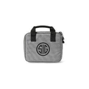 single pistol case medium grey