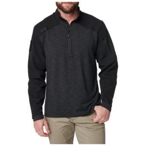 chemise rapid response quart zip true black s