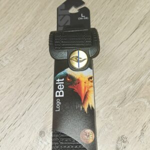 blue line belgian police logo belt gold 1.5" xxl