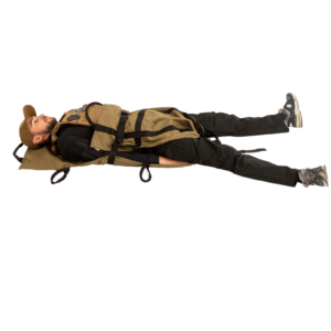 combat litter textile 186x68 cm charge maxi 300kg vert