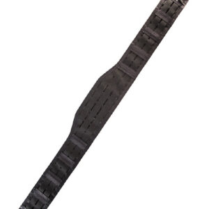 laser slim grop padded belt noir m