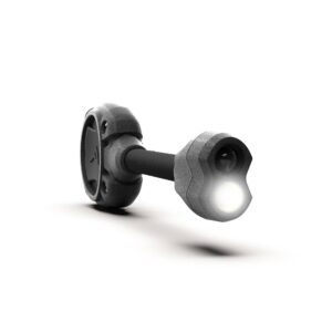 princeton tec lampe de casque switch led ir/white corps black (battery cr201