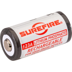 pack 2 batteries lfp123 li fe ph rechargeables surefire