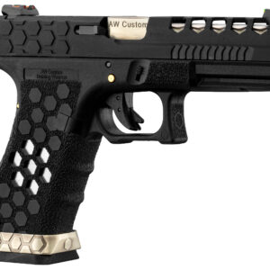 AW Custom Pistolet VX0101 Hex Cut Noir/Silver .177