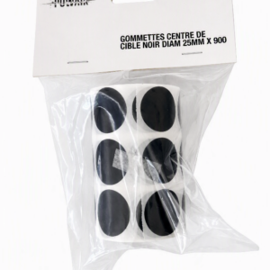 Gommettes centre de cible noir diam. 25 mm x 900
