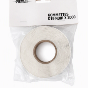 Gommettes noires diam. 19 mm x 2000